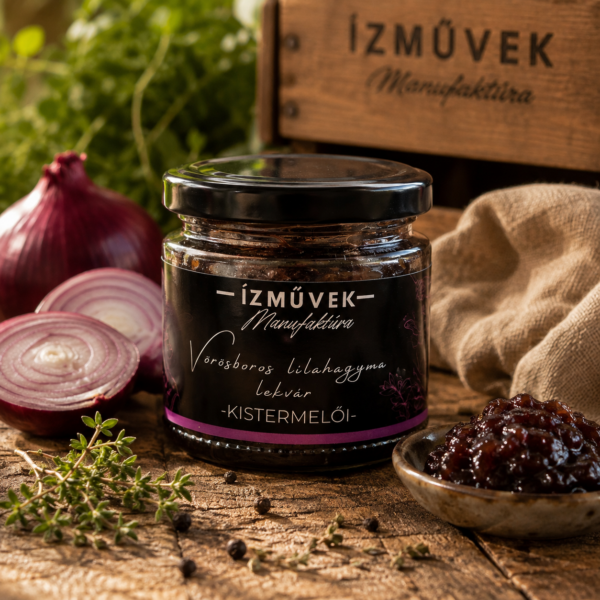 Lilahagyma lekvár Vörösboros lilahagyma chutney